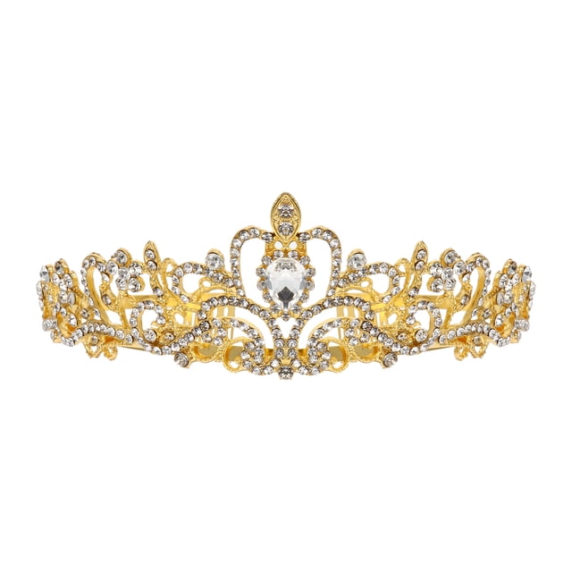 MasteelfCA 1pc Wedding Rhinestone Crown Bride Headdress Girl Wedding Tiara Headdress