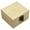 Burlywood, variant on Wooden Storage Box with Lid Unpainted Vintage Color, Wooden Jewelry Box, Rectangular Wooden Storage Box with Lock for DIY Crafts and Gift Wrapping, 3.7 x 3.9 x 2.4 inches
