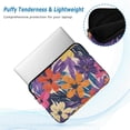 thumbnail image 2 of FORMRS 15-15.6 inch Laptop Sleeve Case Soft Carrying Quilted Computer Bag Cover, Colorful Painted Flowers Pattern, 2 of 7