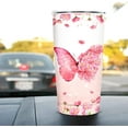 thumbnail image 2 of Butterfly Gifts for Women Butterfly Tumbler Stainless Steel 20oz Coffee Travel Cup Gifts for Woman Girls Friend Spirit Animal Lovers Birthday Christmas, 2 of 6