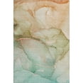 thumbnail image 2 of Addison Rugs Mayfield Washable Transitional Watercolors Teal Rectangle Rug, 5' x 7'6", 2 of 6