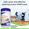 thumbnail image 4 of Purebryt CPAP Mask Cleaning Wipes, Unscented, 80 Wipes Per Canister, 2 Canister Pack, 4 of 4