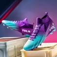 thumbnail image 4 of Botas de fútbol profesionales para adultos y niños, tacos de fútbol TF/FG Turf, cómodas, deportivas de entrenamiento, antideslizantes, de alta calidad, nuevas, 4 of 5