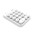 thumbnail image 3 of 2.4G Numérico Inalámbrico Con Numérico De 18 Teclas Para Computadora De Escritorio Portátil blanco Soledad Teclado numérico, 3 of 8