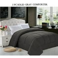 thumbnail image 1 of 3 Pieces Down Alternative Double Filled Comforter Twin/Twin XL , Gray, 1 of 2