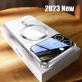 thumbnail image 3 of Funda De Lujo Para IPhone 14 , 13 , 12 , 11 , Pro Max , Protección De La Cámara Grande , Cubierta De Carga Inalámbrica, 3 of 4