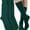 Hunter Green, variant on Pack of 3 Unisex Colorful One Size Fits Most Dress Crew Socks - Hunter Green