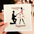 thumbnail image 7 of 3drose, Congratulations on You Engagement, 6 Greeting Cards with Envelopes, 7 of 7