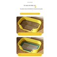 thumbnail image 4 of Arenero grande para gatos, entrenador de baño portátil, acero inoxidable para perros y gatos, interior y exterior, 4 of 8