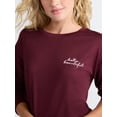 thumbnail image 3 of Joyspun Women's Dreamy Soft Collection Long Sleeve Sleep Top and Straight Leg Pants Pajama Set, 2-Piece, Sizes XS-3X, 3 of 5