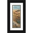 thumbnail image 1 of Shanti, Shima 9x18 Black Ornate Wood Framed with Double Matting Museum Art Print Titled - Wending Way I, 1 of 4