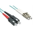 thumbnail image 2 of Axiom LC-SC Multimode Duplex OM4 50/125 Fiber Optic Cable - 90m - Aqua - Patch cable - TAA Compliant - LC multi-mode (M) to SC multi-mode (M) - 90 m - fiber optic - duplex - 50 / 125 micron - OM4 - aqua, 2 of 2