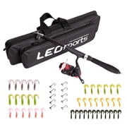 Fishing Equipment Set Telescopic Fishing Rod Fishing Reel Bait