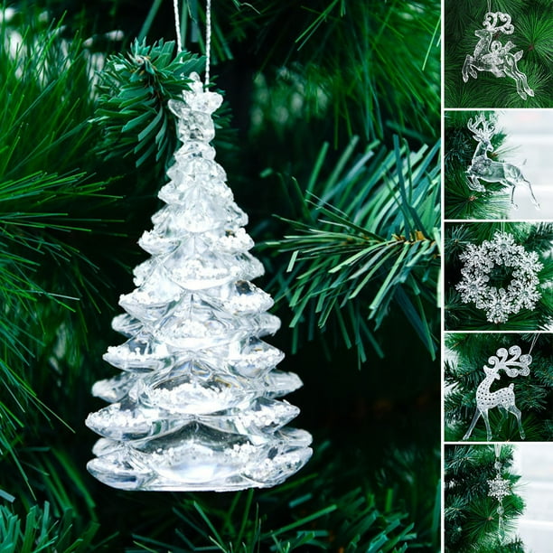 Bahamas Nassau - Adorno De Navidad De Acrílico Transparente De Doble Cara Para Decoracion De Arbol Colgante De Recuerdo De Viaje Coleccion