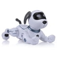 thumbnail image 2 of Dcenta LE NENG TOYS K16A - Robot electrónico para mascotas, perro acrobático, programable, con comandos de voz, detección táctil, juguete musical, color blanco, 2 of 6