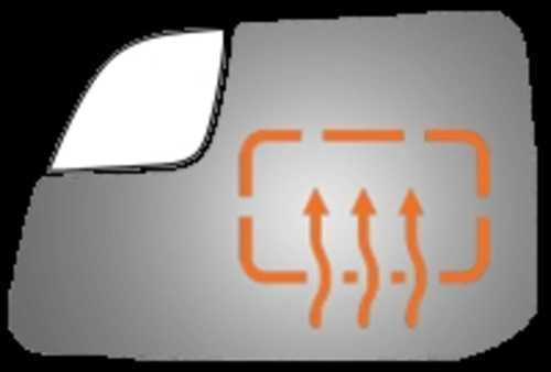 Burco Side View Mirror Replacement Glass - Clear Glass - 4452H
