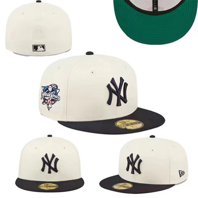 M.L.B New York Yankees Gorra De Béisbol Sombrero De Ala Plana Totalmente Cerrado Gorras De Bordado Deportivas Sombreros