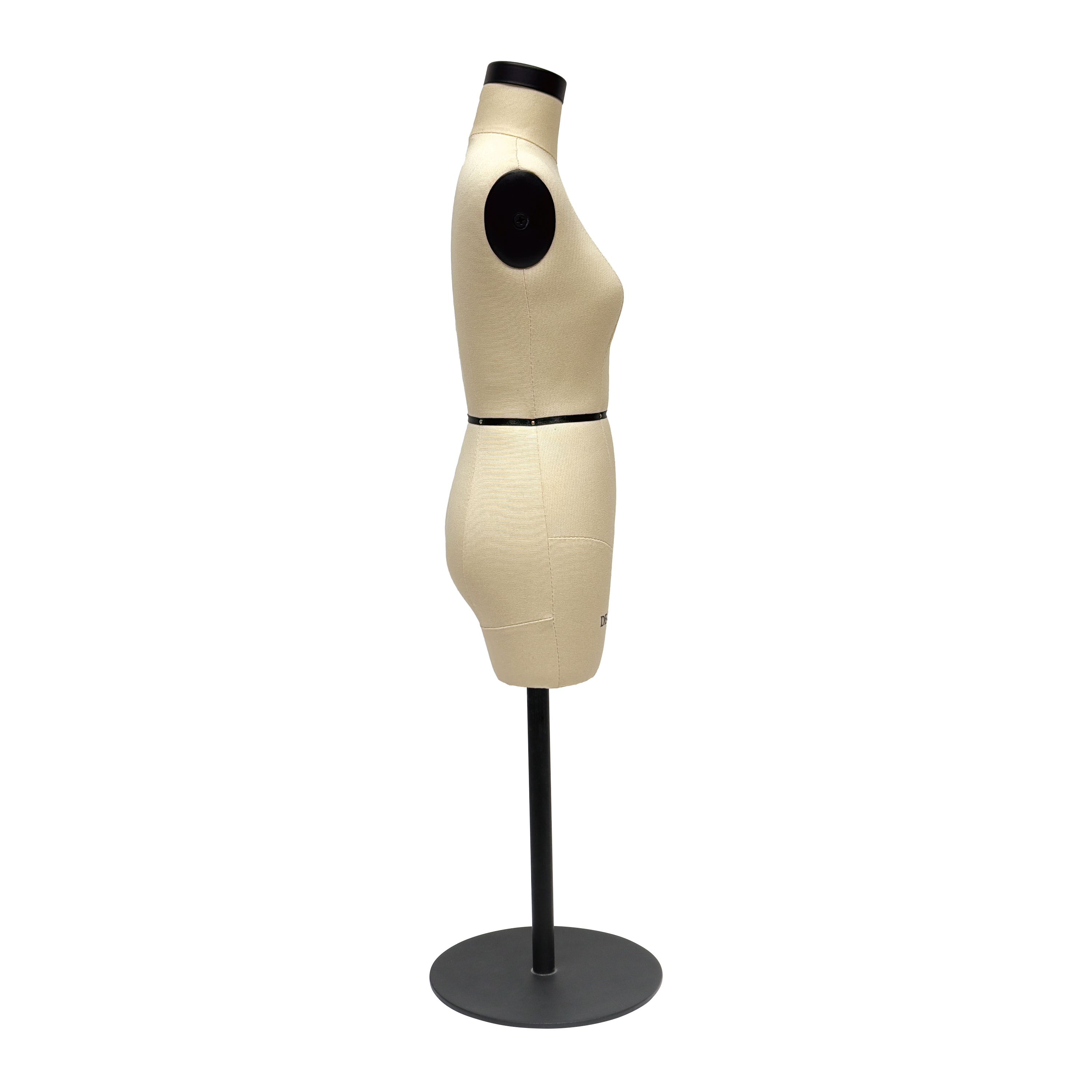 DE-LIANG Half Scale Dress Form（Not Adult Full Size） 1:2 Miniature Sewing Half Size Mannequin Not Fully Pinable Dressmaker Dummy 43cm Body Height Female Torso Tailor Model for Draping Beige