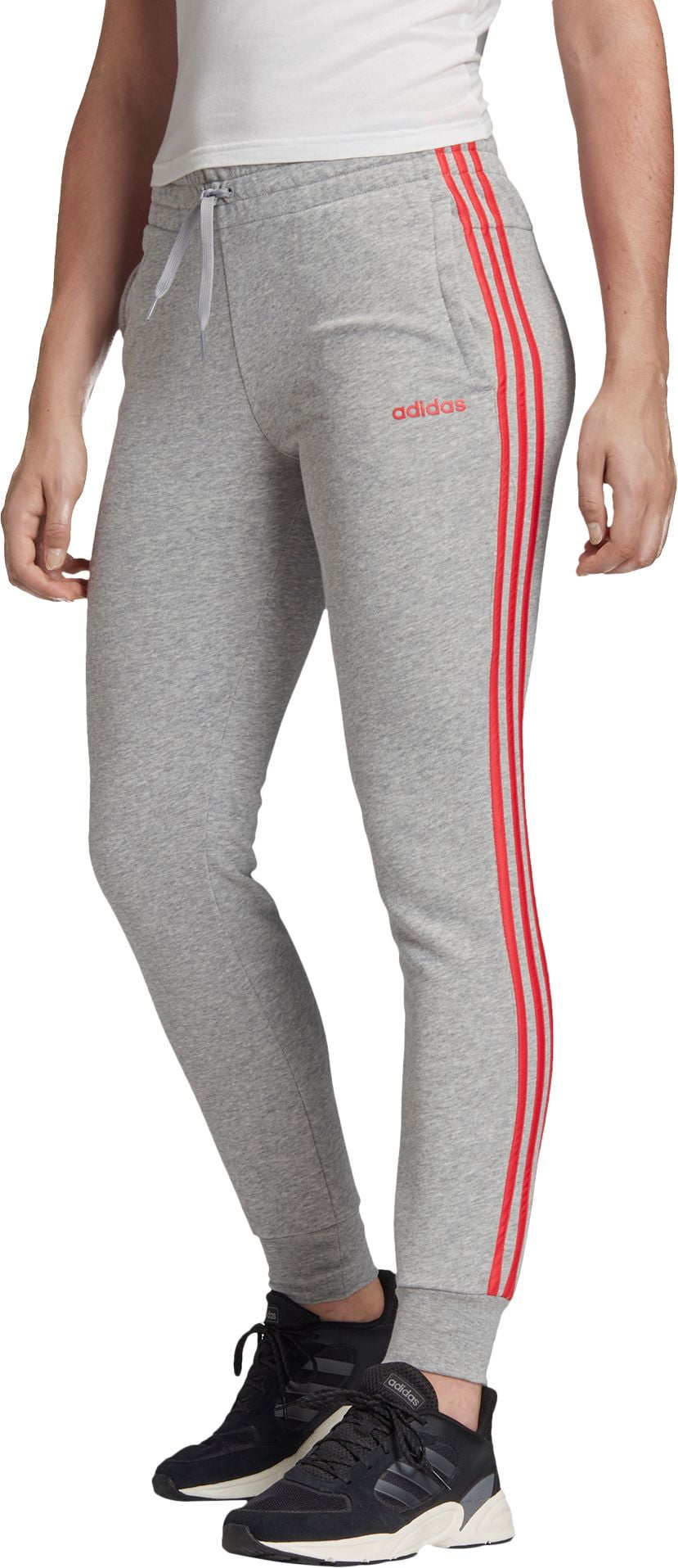 adidas essential 3 stripe joggers womens