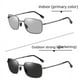 thumbnail image 3 of Gafas de sol plegables fotosensibles que cambian de color para conducir para hombres, marco de aleación, gafas de sol polarizadas cuadradas para exteriores para conducir a prueba de sol, 3 of 5