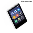 thumbnail image 4 of keepw Lecteur MP4 à Écran Tactile 2,4 Pouces Portable pour Voyage 5,2 Lecteurs de Musique MP3 Appareil de Lecture Rechargeable Blanc 32 Go, 4 of 6
