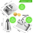 thumbnail image 2 of Stainless Steel Finger Protectors Finger Guard,Stainless Steel Finger Guard Finger Protector,6Pcs Finger Guard Slicing Cutting Protector, Kitchen Finger Hand Protector,Knife Cutting Protectors, 2 of 7