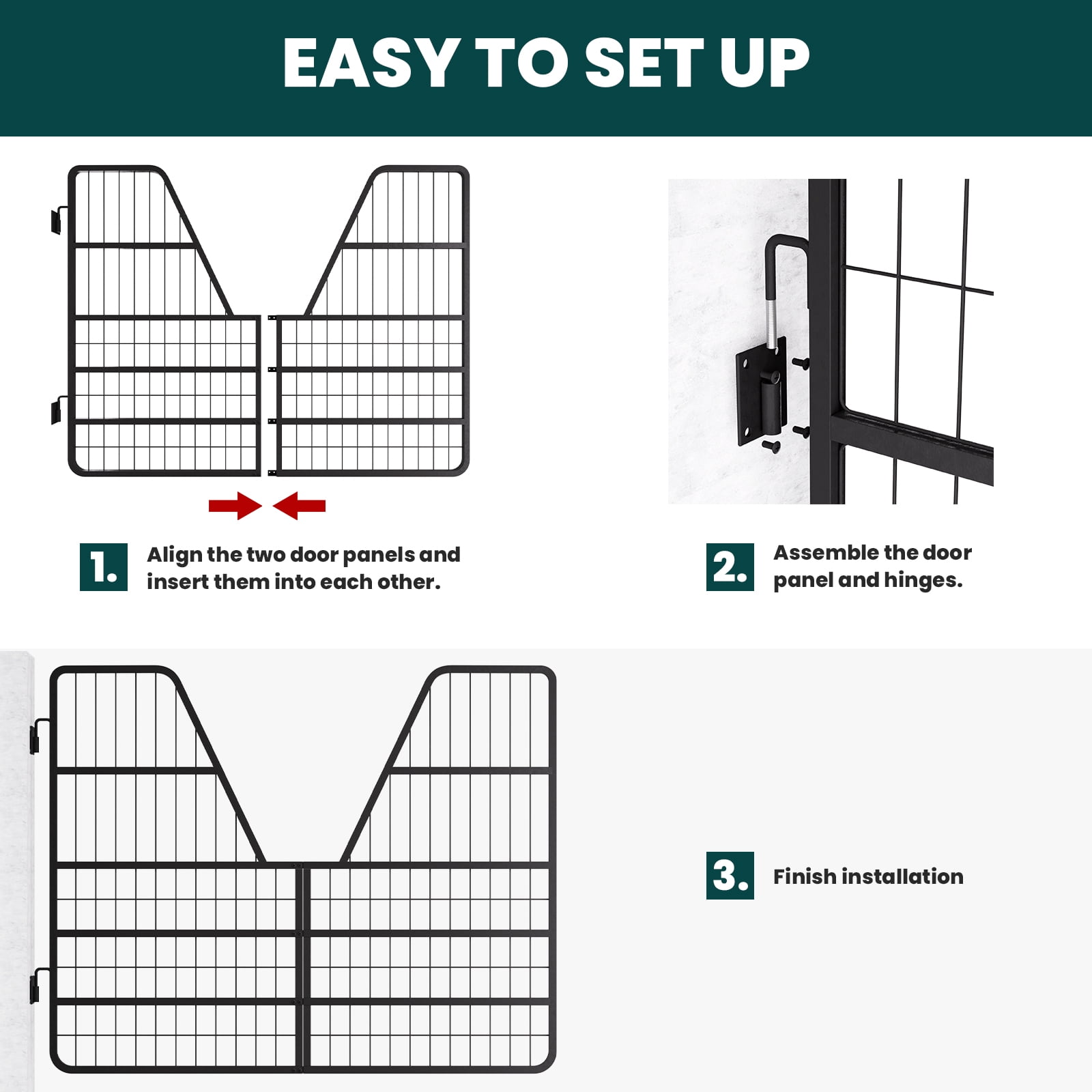 Horse Stall Door Guards, Heavy Duty Yoke Design Stall Gates for Horses & Horse Barns - Essential Horse Stall Accessories & Horse Stall Guard