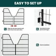 thumbnail image 2 of Horse Stall Door Guards, Heavy Duty Yoke Design Stall Gates for Horses & Horse Barns - Essential Horse Stall Accessories & Horse Stall Guard, 2 of 8