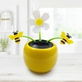 thumbnail image 3 of Solar Powered Dancing Flowers - Cute Sunflower & Bee Figurines that Sway in Sunlight, Garden Decor for Yard, Patio & Fun Yellow, 3 of 5