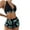 Green, variant on ibuvkizy Tankinis Swimsuits for Women Loose Modest Two Piece Bathing Suits Solid Bikini Strap Deep V Sexy Split Swimsuit Set Three-piece Swimming Suit Bikini Sets for Women's Plus Size