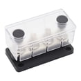 thumbnail image 1 of Xingzhi Power Distribution Block Bus Bar Terminal Blocks with Cover Portable Terminal Car Boat High Current Wiring Stud Black, 1 of 1