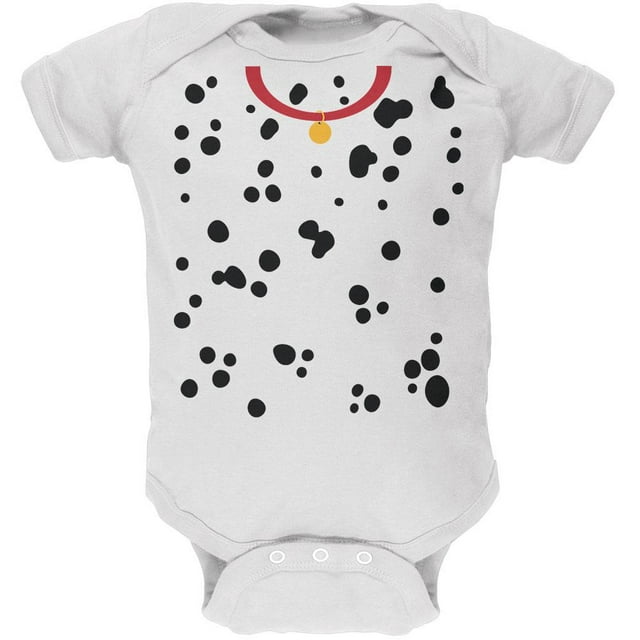 Halloween Dalmatian Déguisement de Chiot Doux une Pièce pour Bébé