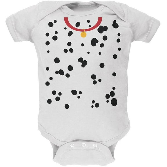 Halloween Dalmatian Puppy Costume Soft Baby One Piece