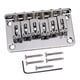 thumbnail image 2 of Cordal de puente con llave para tornillos de guitarra eléctrica (1,69 pulgadas) Plata, 2 of 7