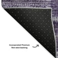 thumbnail image 3 of Addison Rugs Mayfield Washable Traditional Patchwork Purple Rectangle Rug, 10' x 14', 3 of 6