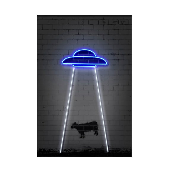 Trademark Fine Art 'UFO' Canvas Art by Octavian Mielu