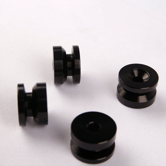 4×Motorcycle Luggage Storage Box Bushing Pad Aluminum Alloy Cushion Trunk Buckle