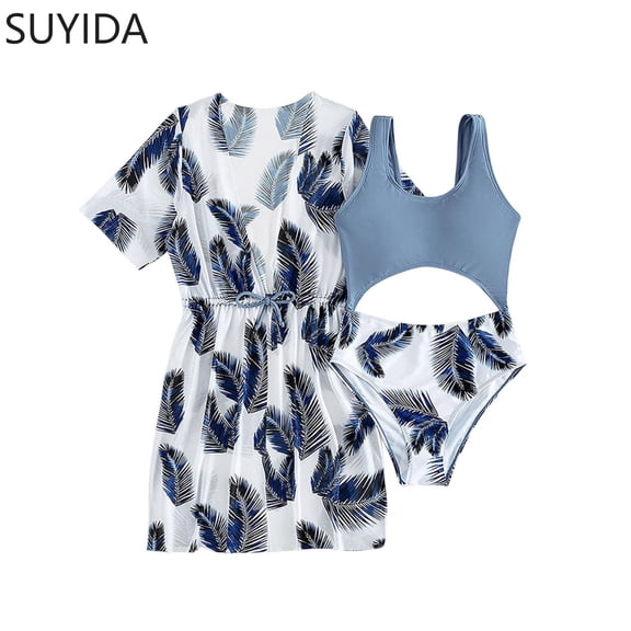 Girls Tankini Swimsuits Size 12 Cute Ruffle Bikini Adjustable Straps Tankini for Girls 3pcs Color Block Bathing Suit