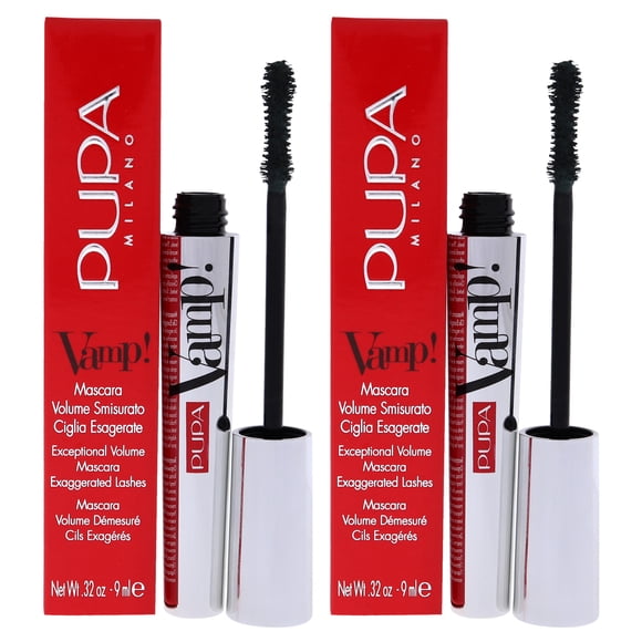 Máscara de pestañas Pupa Milano ¡Vamp! 504 Military Green 0,32 oz Paquete de 2