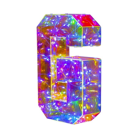 

Pompotops Valentines Day Decorative Lights 100 Lamp Beads Creative LED Luminous Alphabet Numbers Decorative Lights Wedding Birthday Party Valentine s Day Gift Multicolor