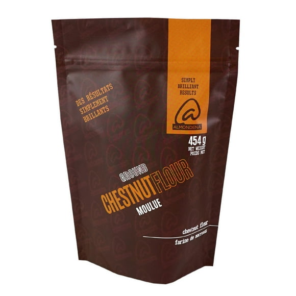 Almondena All-Natural Chestnut Flour, 454g (16oz) | Classic Tuscan Ingredient, Gluten-Free, Paleo, Bake Chestnut Bread, Make Pasta or Polenta or Porridge, Use in Bakeries