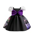 thumbnail image 1 of Vestido de Halloween para niñas, vestido estampado, disfraz de bruja para juego de rol, disfraz de mascarada, 1 of 7