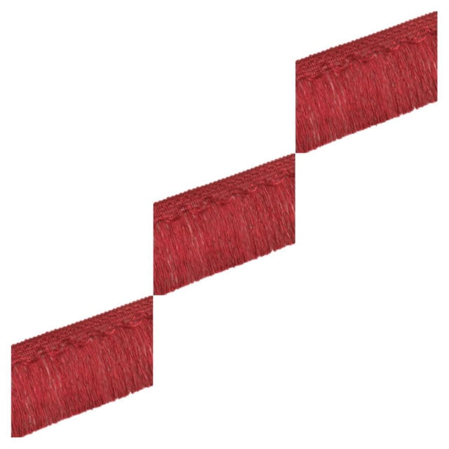 Cortinas con borlas y flecos Cateissary rojo púrpura 11