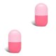 thumbnail image 2 of Inteprter Molde de rodillo antiarrugas para reducir los poros faciales, reparación de quemaduras solares, molde reutilizable para hielo, Rosado 2Conjunto, 2 of 6