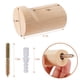 thumbnail image 5 of Ganchos de pared bsdonte Wood, paquete de 4 ganchos para abrigos de madera natural, 5 of 6
