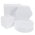 thumbnail image 4 of NIYANGLE 4Pcs Photo Props Geometric Cube White Cuboid for Outdoor Shooting 3.94X3.94X1.57in, 4 of 7