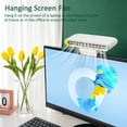 thumbnail image 2 of Desktop Fan Hanging Screen Fan Phone Holder USB Rechargeable Desk, 2 of 8
