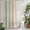 White, Sage, Mustard, Denim, variant on Green Blue Yellow Botanical Shower Curtain - Water Repellent Fabric Shower Curtains Washable, Vertical Leaves Rustic Decorative Polyester Cloth Bathroom Curtains Modern Bath Decor 36"x72"