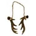 thumbnail image 2 of Antler Ornament with Rope Hanger, Set of 12, 2 of 2