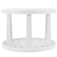 thumbnail image 1 of Miangastore Pen Holder Stand Simple Style Paint Pen Storage Rack White Plastic 1Pack 5.6X5.6X3.9in, 1 of 9